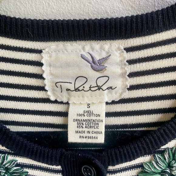 Tabitha 100% Cotton Lightweight Floral Embrodery Cardigan - Picture 5 of 7